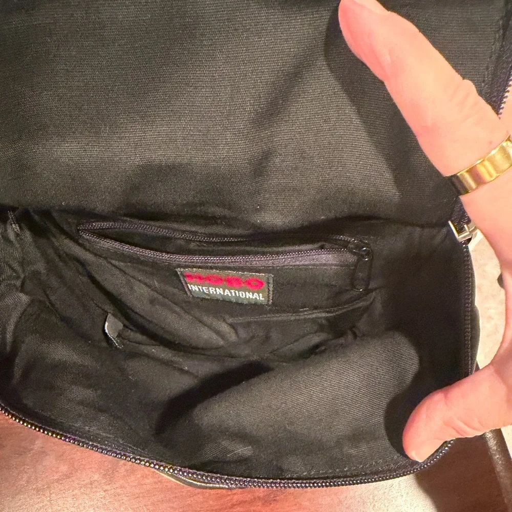 HOBO Black Leather Crossbody Bag - Picture 7 of 8